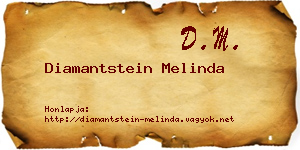 Diamantstein Melinda névjegykártya